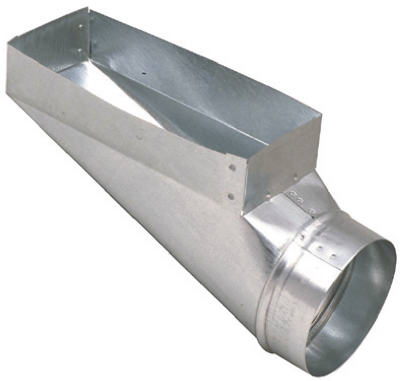 GV0668-C 4 x 12 To 6 in. Galvanized End Boot