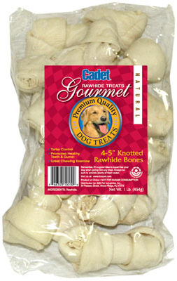 Picture of IMS Trading 10010 4 in. Natural Rawhide Bone - 1 lbs.