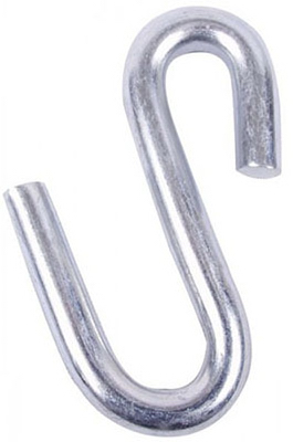 UT200189 0.43 in. Trailer S Hook - 2 Pack