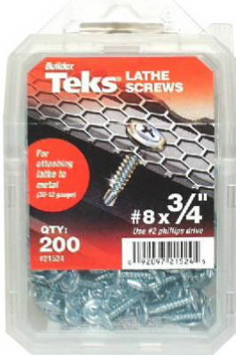 21516 120 Pack No. 8 x 1.63 in. Lathe Sharp Point Screw