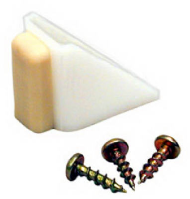 2155PPK1 1 in. White ByPass Bumper Door Stop