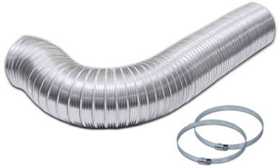 3121 4 in. x 8 ft. Aluminium Flexible Duct Pipe