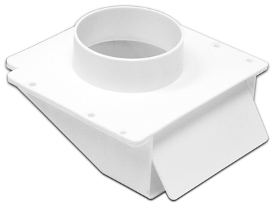 Lambro 143WP 4 in. Plastic Under Eave Vent
