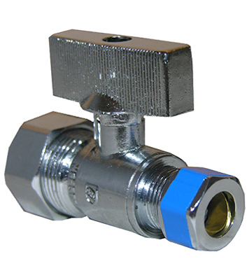 06-9281 0.13 O.D. Compression x 0.38 in. Straight Valve