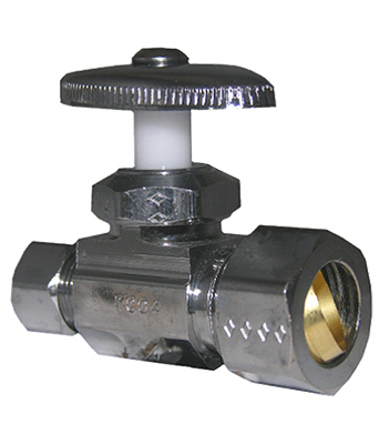 06-7247 0.62 Compression x 0.38 Stright Valve