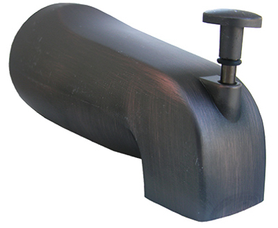 08-1047 Bronze Universal Style Bath Tub Diverter Spout