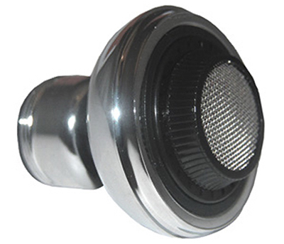 09-1215 Black & Chromeome Plastic Swivel Spray Kitchen Aerator