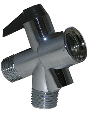08-2013 0.5 x 0.5 in. Plastic Lever Shower Flow Diverter