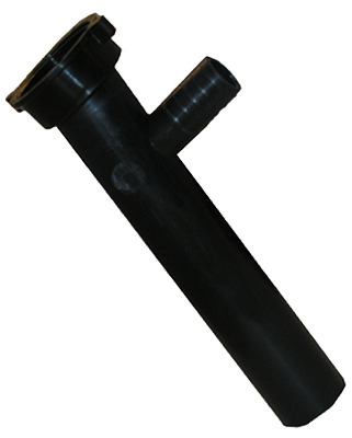 03-4329 1.5 x 8 in. Black Branch Tailpiece