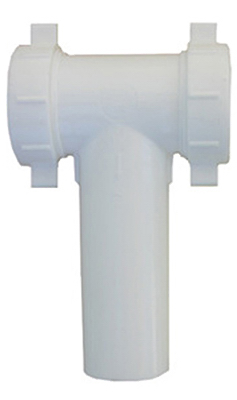 03-4291 1.5 x 1.5 in. White PVC Lavatory Kitchen Drain Tee