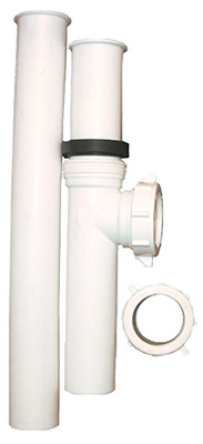 03-4207 1.5 in. White Plastic Disposal Connector Kit