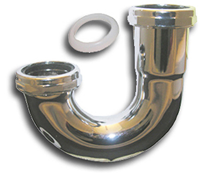 03-3515 1.5 x 1.25 in. Chrome Plated J-Bend