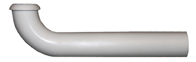 03-4219 1.5 x 7 in. White PVC P-Trap Drain Ell