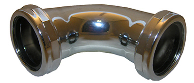 03-3863 1.5 in. Chrome Plated 45 Degree Ell