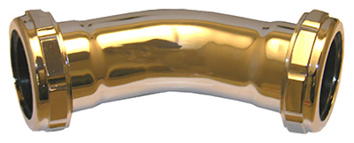 03-3861 1.25 in. Chrome Plated 45 Degree Ell