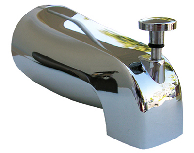 08-1057 Universal Style Bath Tub Diverted Spout- Chrome
