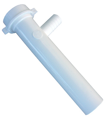 03-4333 PVC Dishwasher Branch Tail piece - White - 1.5 x 8 in.