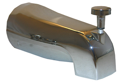 08-1013 Bathtub Diverted Spout- Chrome - 0.63 in.