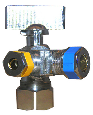 06-9353 3 Way Valve - 0.62 x 0.38 x 0.25 in.