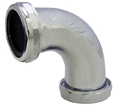 03-3853 90 Degree Elbow, Chrome - 1.5 in.