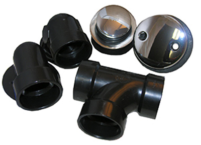 03-4941 Abs Tip Toe Waste And Overflow Assembly - 1.5 in.