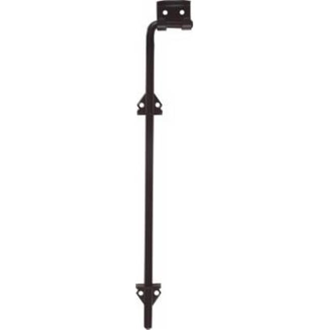 Stanley N177-188 0.5 x 18 in. Black Adjustable Throw Cane Bolt