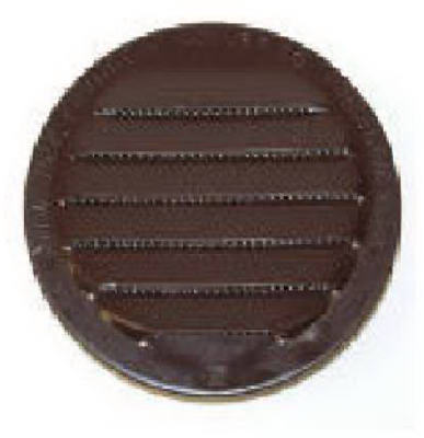 CV3BRB 3 in. Brown Circle Vent, 6 Pack