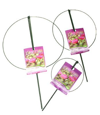 987 30 x 18 in. Single Flower Support, Green