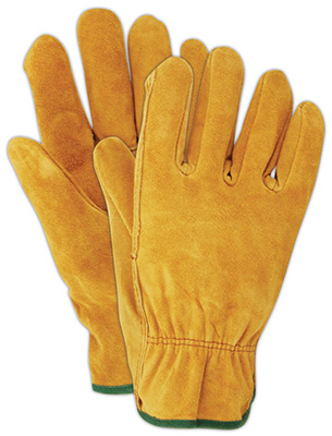 T340TM Mens Rich Russet Suede Glove, Medium
