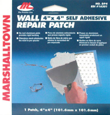 16301 4 x 4 in. Drywall Repair Patch Kit