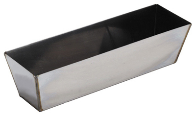 16395 12 in. Heli-Arc Stainless Steel Mud Pan