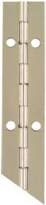 N148-221 1.06 x 30 in. Nickel Finish Continuous Hinge