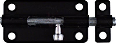 N151-621 4 in. Barrel Bolt - Black