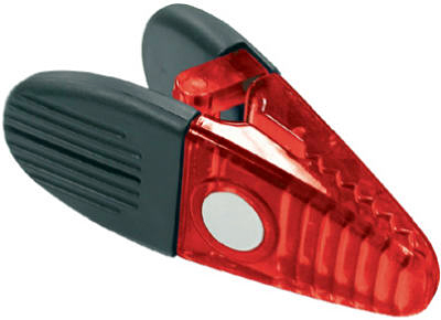 07520 Magnetic Clips With Rubber Handle, Red - 2 Pack