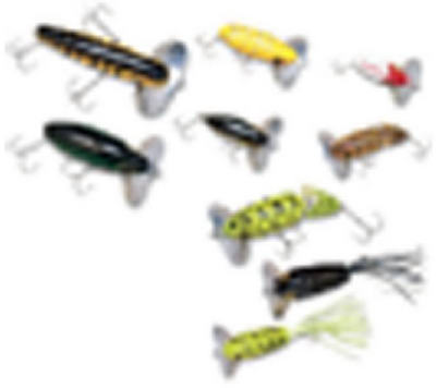 Picture of Arbogast G600-02 0.38 oz. Jitterbug Top Water Lure&#44; Black