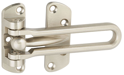 N335-984 Satin Nickel Door Security Guard