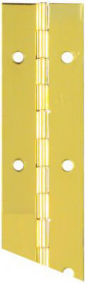 N265-363 1.5 x12 in. Bright Brass Continuous Hinge