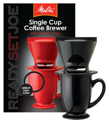 Picture of Melitta 64010 Ready Set Joe One Cup Coffee Maker With Mug