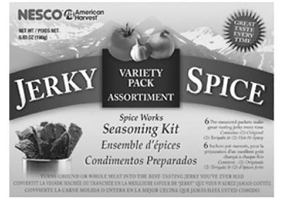 Picture of Nesco BJV-6 Variety Pack Of Beef Jerky Spices
