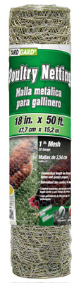 Midwest Air  18 in. x 50 ft. Poultry Netting, 1 in. Mesh