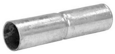 328592C Galvanized Top Rail Sleeve - 1.38 x 6 in. - Durable Chain Link Fitting
