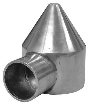328568C 2.38 in. 1 Way Aluminum Chain Link Bullet Cap