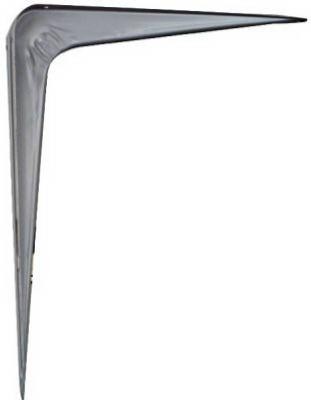 N172-619 12 x 14 in. Steel Shelf Bracket, Gray