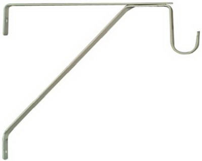 N234-971 Shelf & Rod Bracket, White