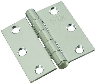 N276-972 2.5 in. Stainless Steel Door Hinge