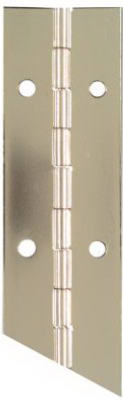 N265-389 1.5 x 12 in. Nickel Continuous Hinge