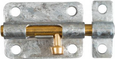 N151-878 3 in. Galvanized Barrel Bolt