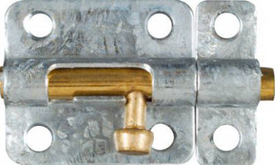 N151-852 2.5 in. Galvanized Barrel Bolt