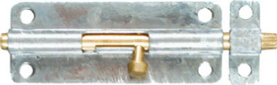 N151-910 5 in. Galvanized Barrel Bolt