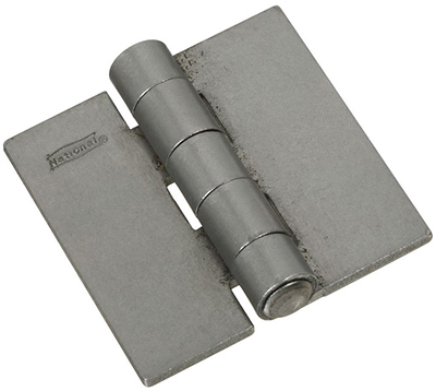 N273-888 2 in. Plain Steel Door Hinge
